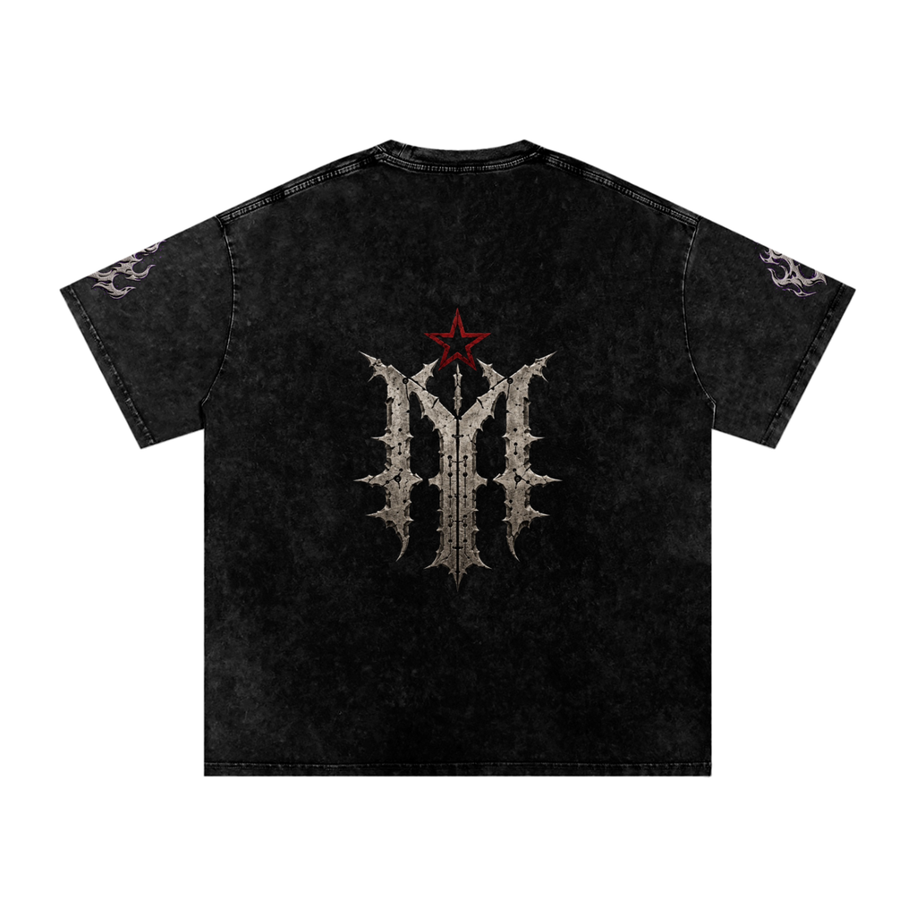 Snow Washed Oversized Cotton MIH.BIH T-Shirt