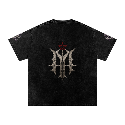 Snow Washed Oversized Cotton MIH.BIH T-Shirt