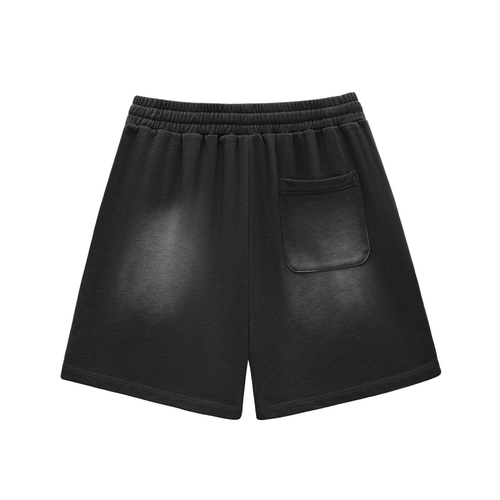 Sun Fade Raw Edge Cotton Shorts MIH.BIH shorts